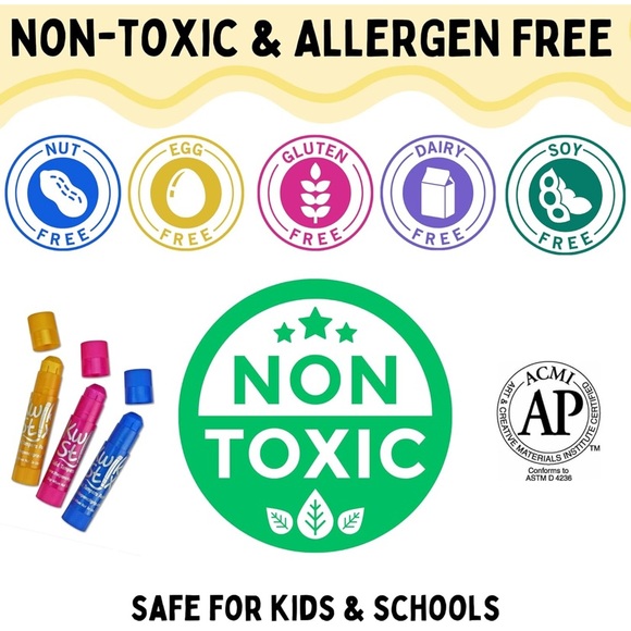 NWT Kwik Stix Solid Tempera Paint Sticks - Master Art Set 60 Washable Colors - Picture 6 of 9